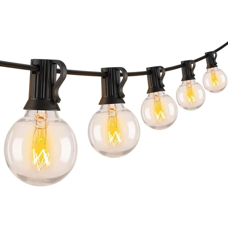 foto del prodotto  10 1 led g40 luci per esterni a catena impermeabili 3m per giardino, patio, matrimonio, natale