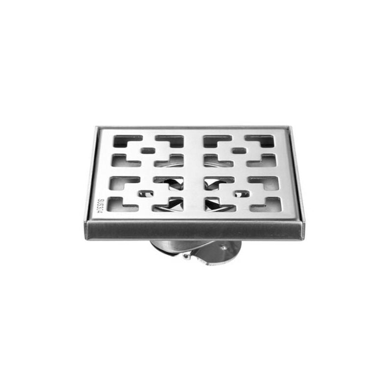 foto del prodotto  10x10cm scarico per doccia walk in scarico per pavimento in acciaio inossidabile 304 da giardino scarico per pavimento per esterni di grandi