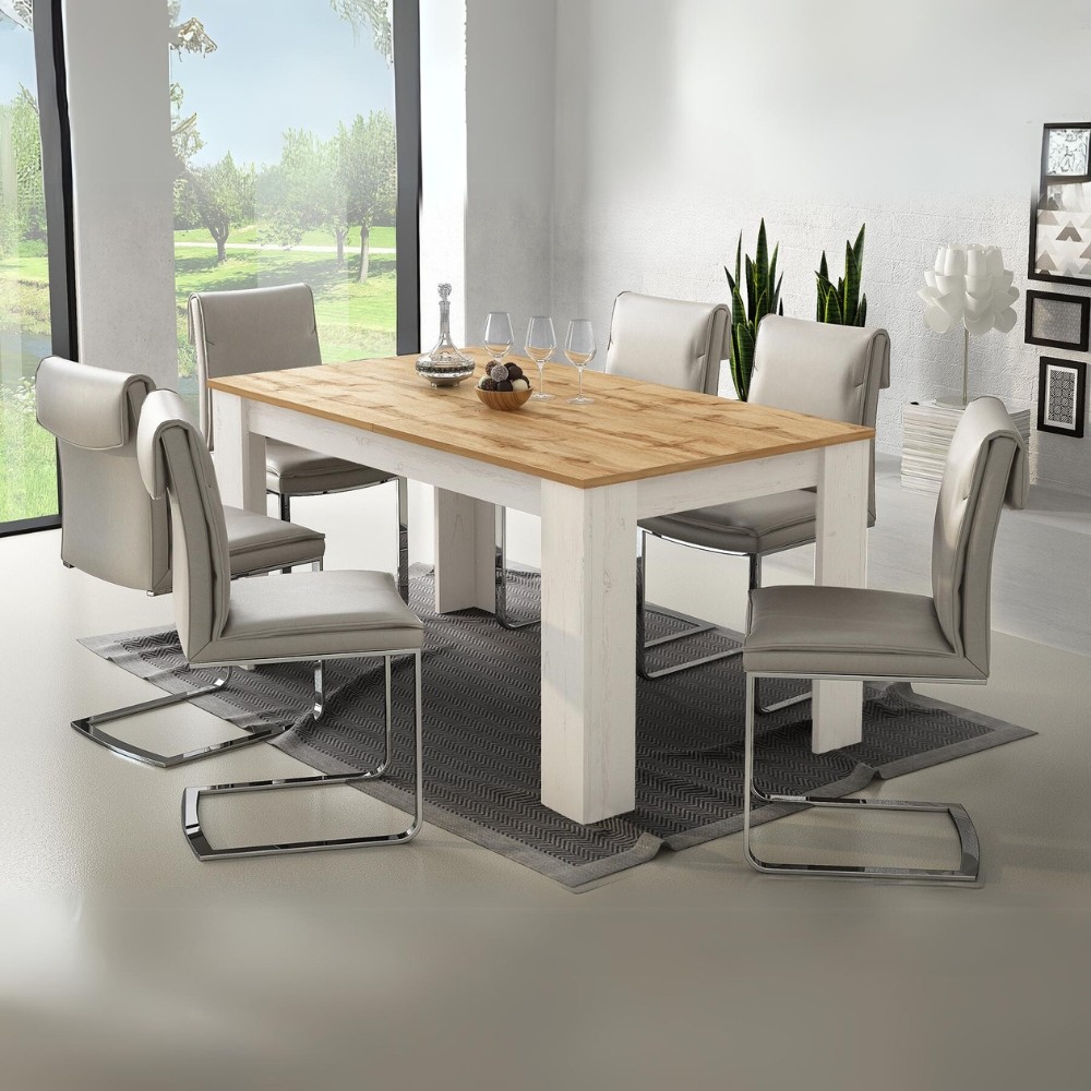 foto del prodotto  2c tavolo allungabile 160x88 cm rovere wotan