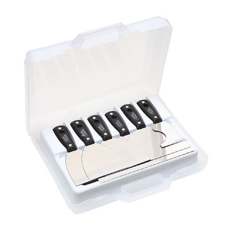 foto del prodotto  8077 parfait valise 6 couteaux l outil parfait plaquiste enduire