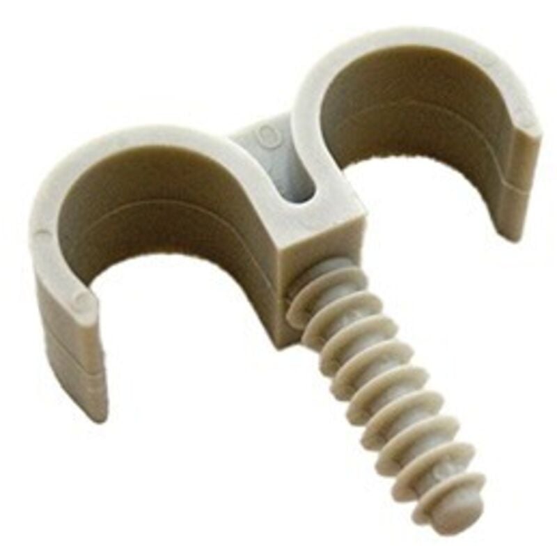 foto del prodotto + collari rapido fix r doppio in nylon mm 16 (pz. 100)