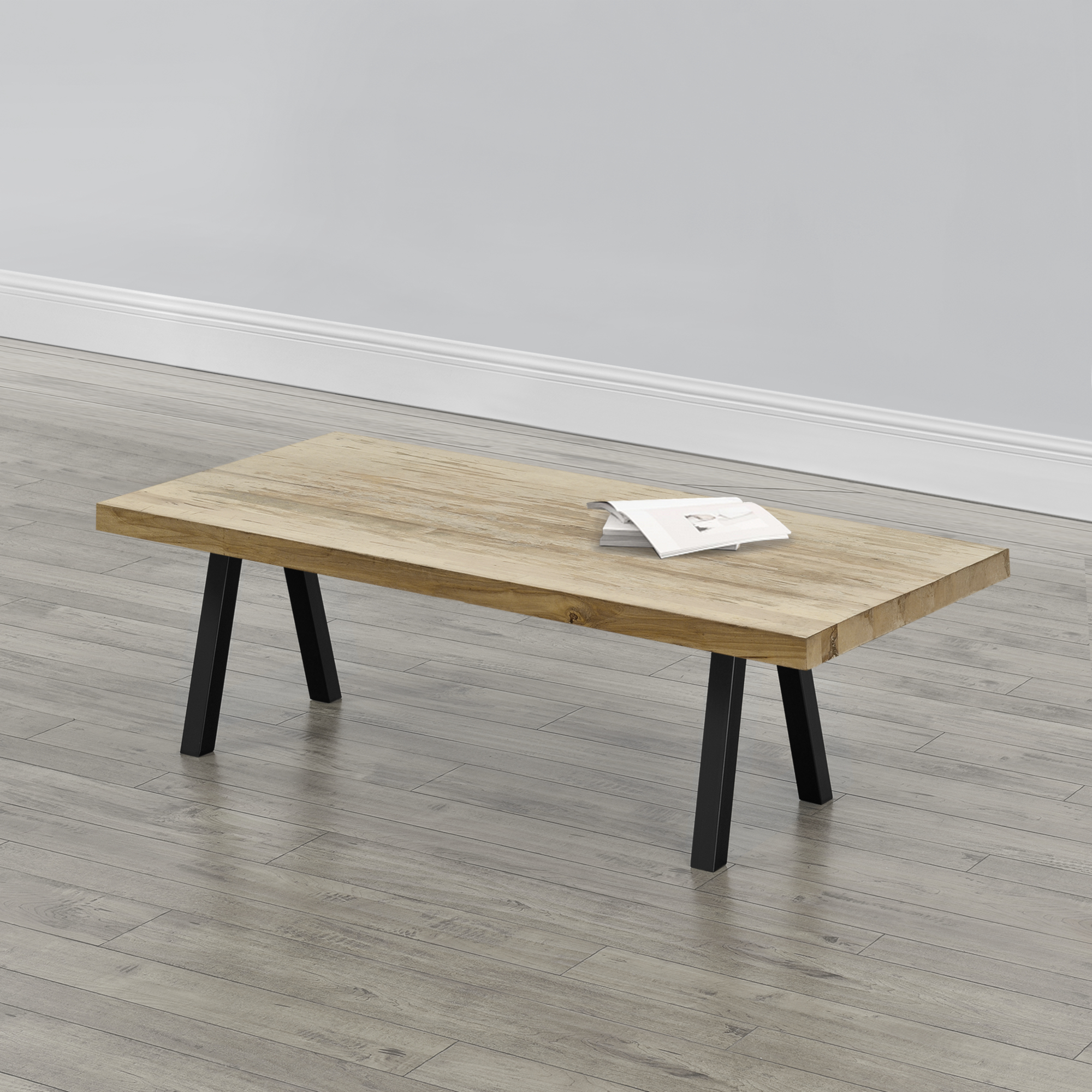 foto del prodotto  en.casa set di 2 gambe in acciaio per mobili fai da te altezza 40 cm incl. feltrini nero