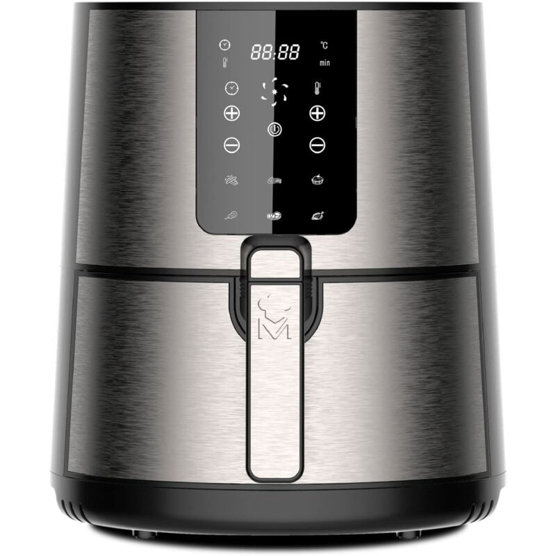 foto del prodotto  masterpro masterpro rocket 360 friggitrice senza olio capacit da 3,6 l e 1500 w di potenza schermo led touch e cestello antiaderente friggitrice