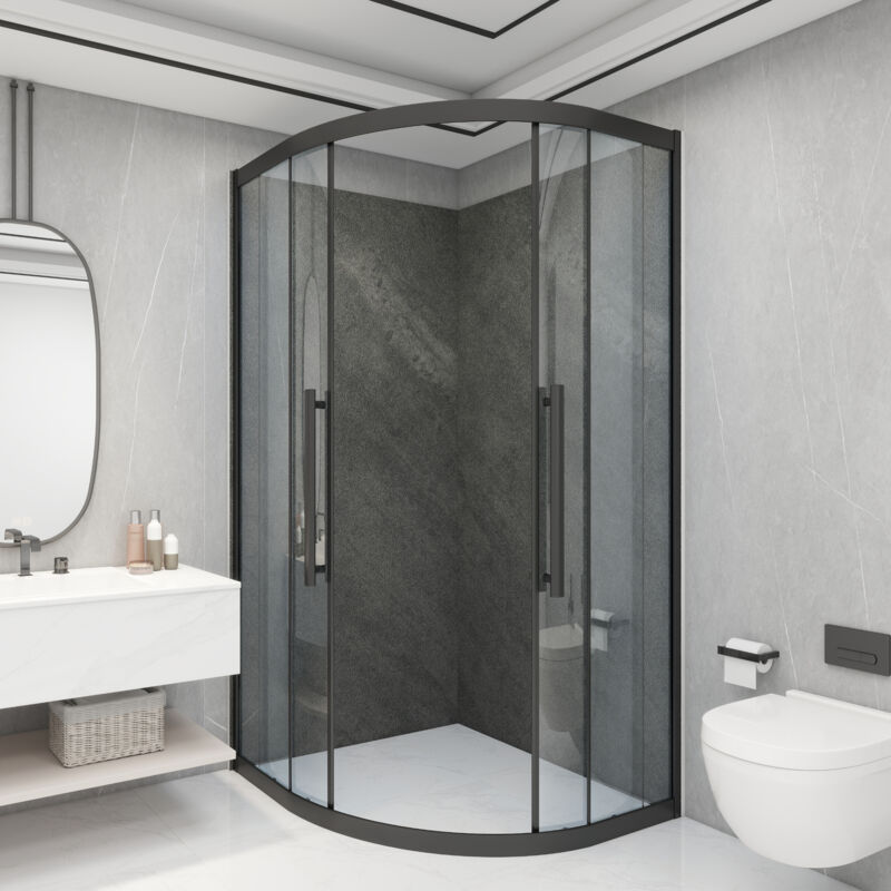 foto del prodotto  neu.haus set bladel di 16 pannelli decorativi in pvc per parete effetto pietra grey stone