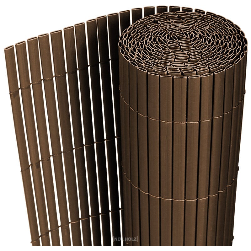 foto del prodotto  neu.haus tappetino frangivista per recinzione axl 150 x 300 cm schermo protettivo in pvc marrone