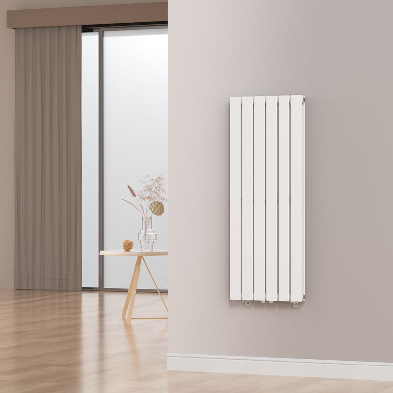 foto del prodotto  neu.haus termosifone nore ad acqua calda pannello doppio con elementi piatti 120 x 45 cm bianco