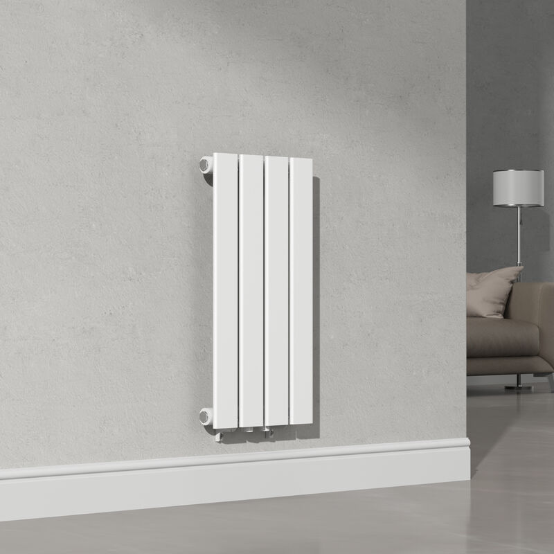 foto del prodotto  neu.haus termosifone nore ad acqua calda pannello singolo con elementi piatti 60 x 30 cm bianco