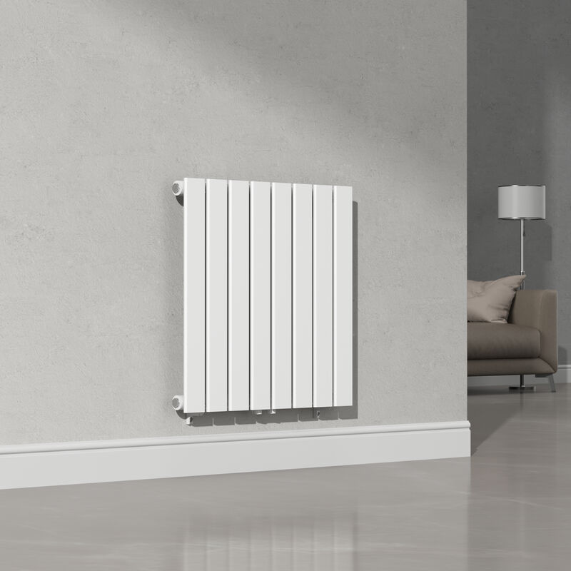 foto del prodotto  neu.haus termosifone nore ad acqua calda pannello singolo con elementi piatti 60 x 60 cm bianco