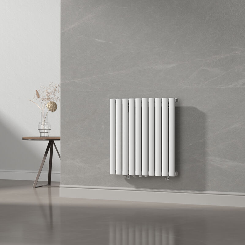foto del prodotto  neu.haus termosifone nore ad acqua calda pannello singolo con elementi tubolari 60 x 60 cm bianco