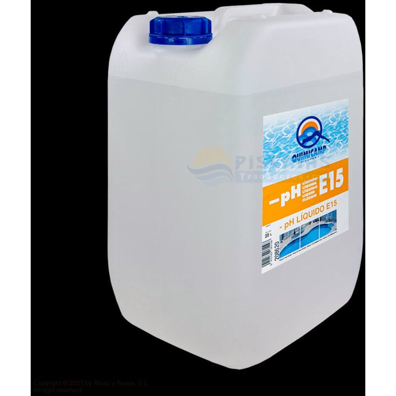 foto del prodotto  ph liquido e15, 20 l. quimicamp.