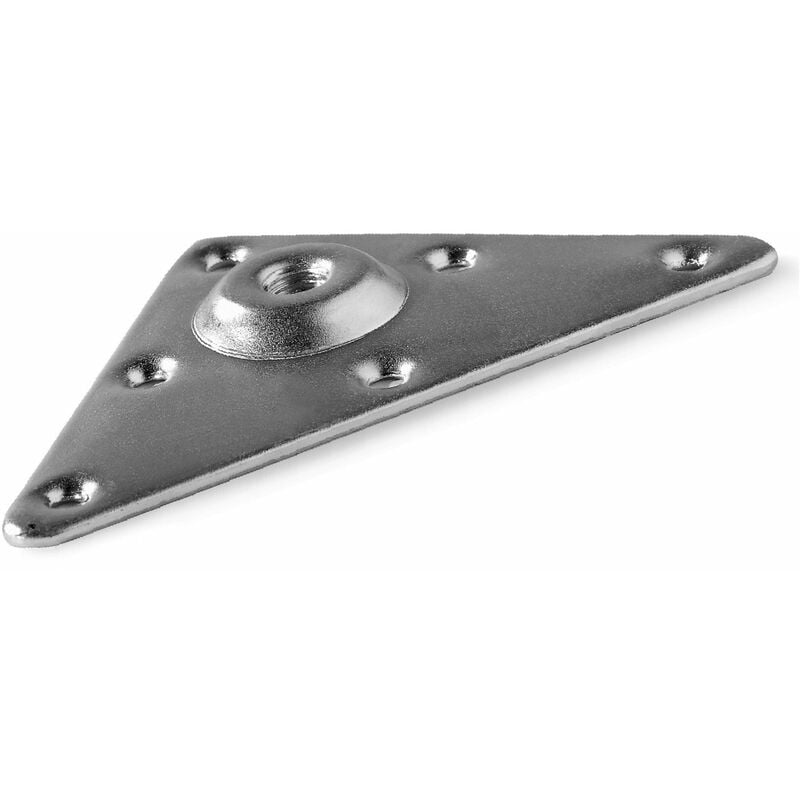 foto del prodotto  piastra fe.zinc. x piedini legno foro m10 200 pezzi