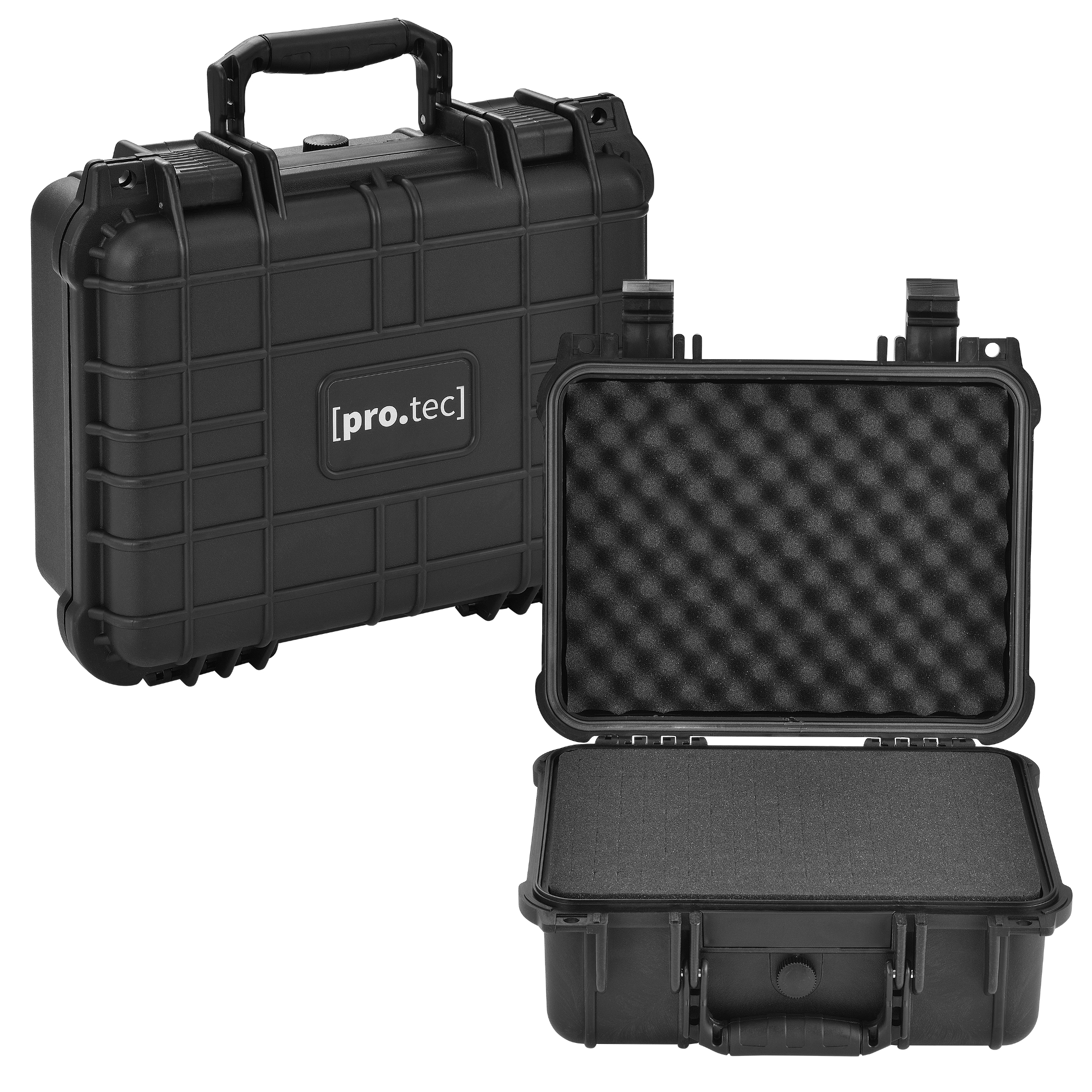foto del prodotto  pro.tec custodia protettiva per atrezzature, fotocamere 35 x 29,5 x 15 cm con fodera schiuma poliuretanica