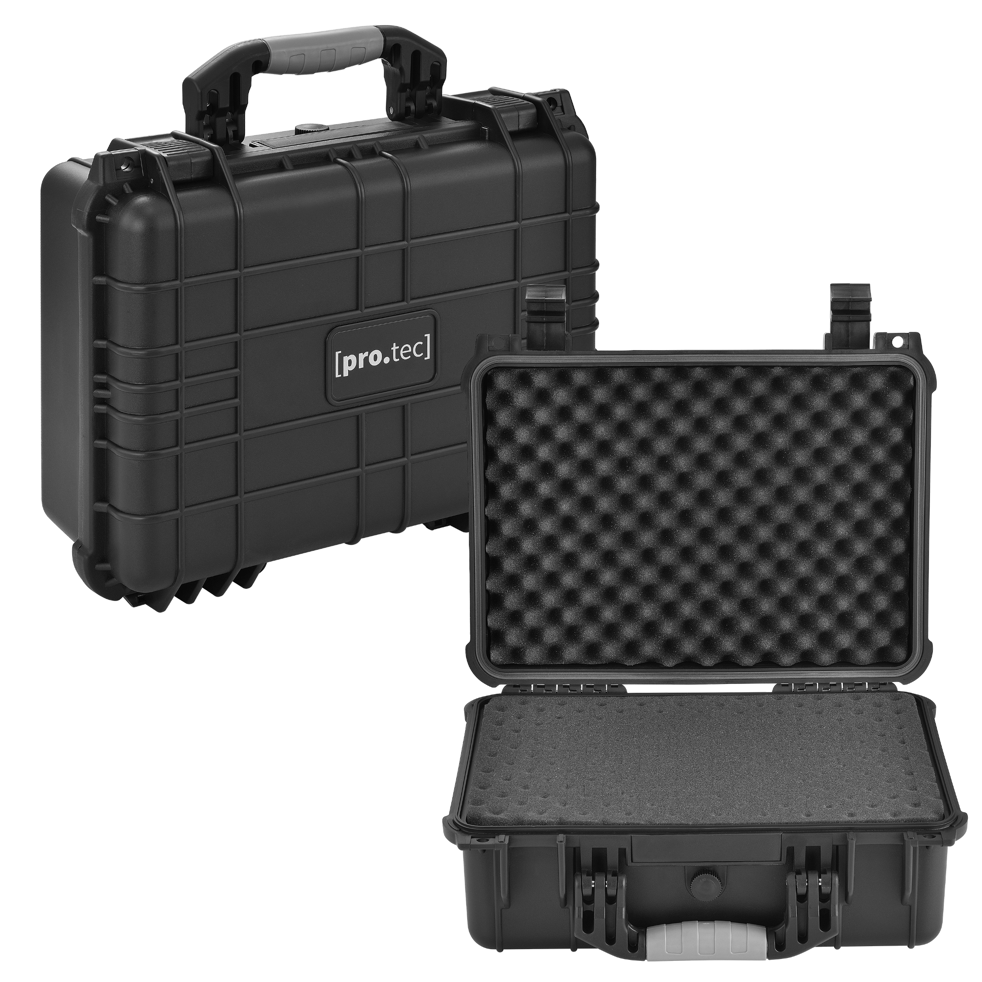 foto del prodotto  pro.tec custodia protettiva per atrezzature, fotocamere 40,6 x 33 x 17,4 cm con fodera schiuma poliuretanica