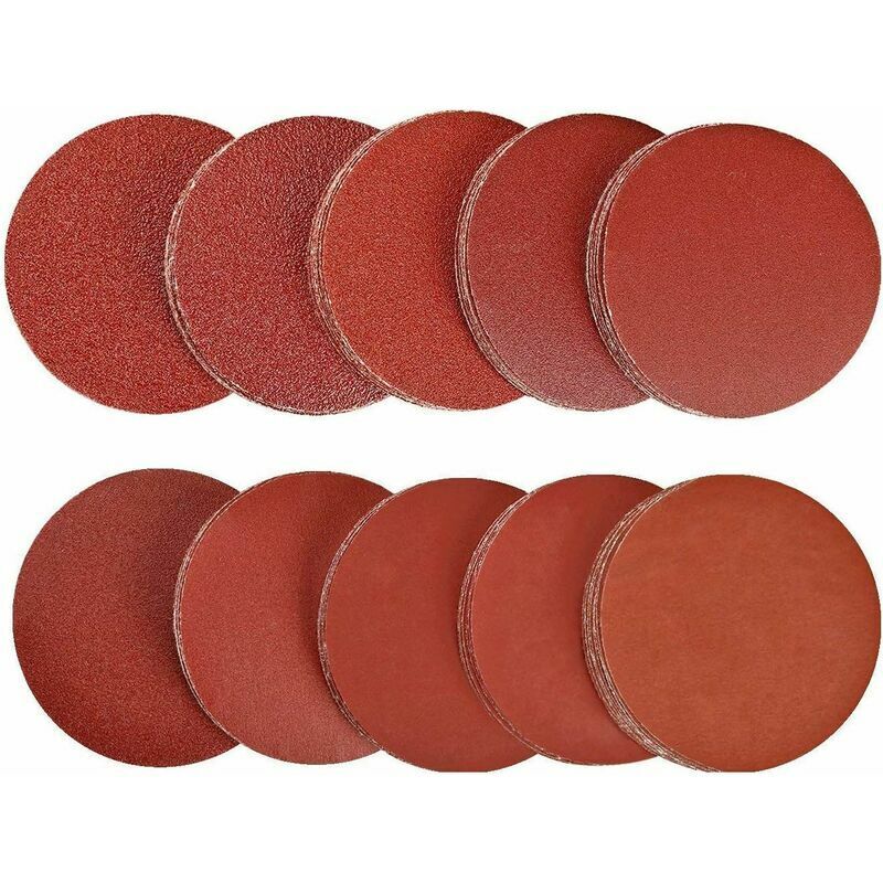foto del prodotto  promozione dello stock dischi abrasivi da 100 pezzi 75 mm dischi abrasivi dischi abrasivi 80 100 180 240 320 400 800 1200 2000 3000 grana di 75