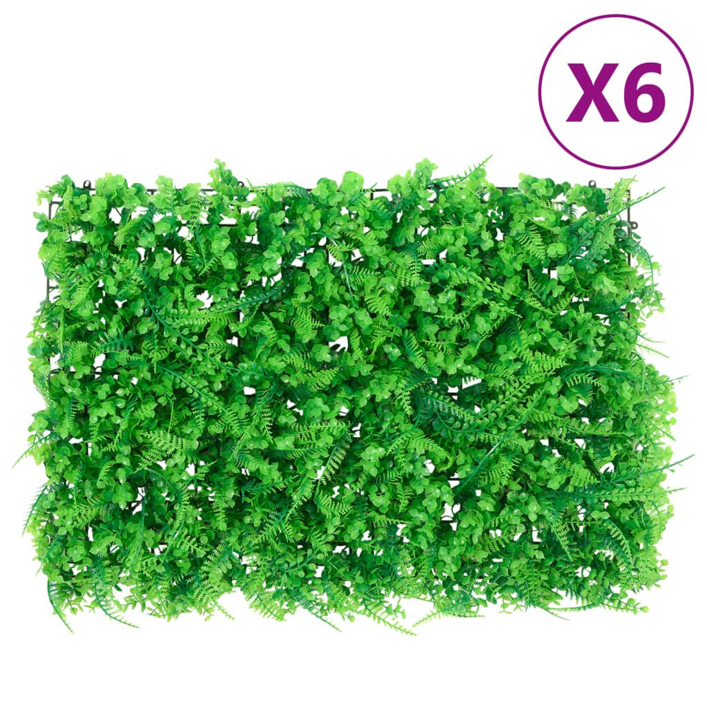 foto del prodotto  recinzione foglie felce artificiali 6 pz verde 40x60 cm