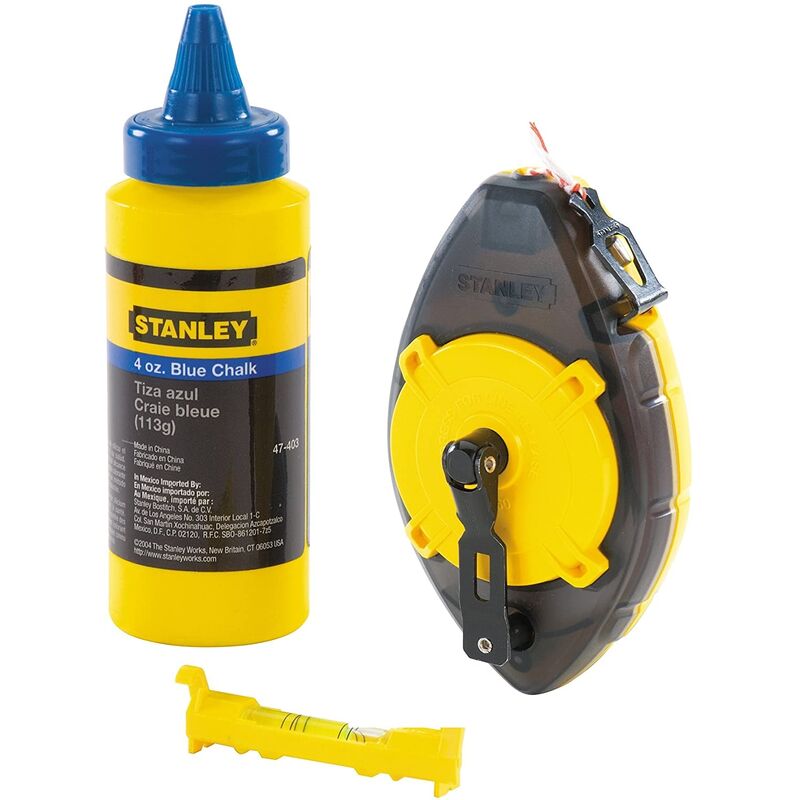 foto del prodotto 0 47 465 set tracciatore powerwinder con flacone polvere blu 30m stanley