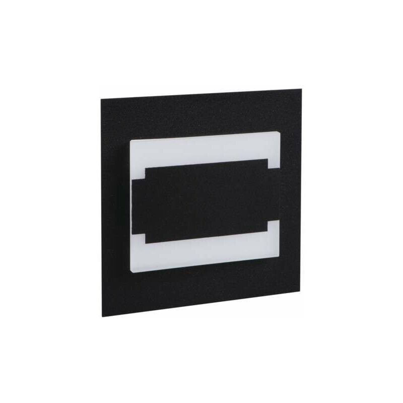 foto del prodotto 0,8w led mini spot per scala nera terra dc 12v bianco caldo 3000k