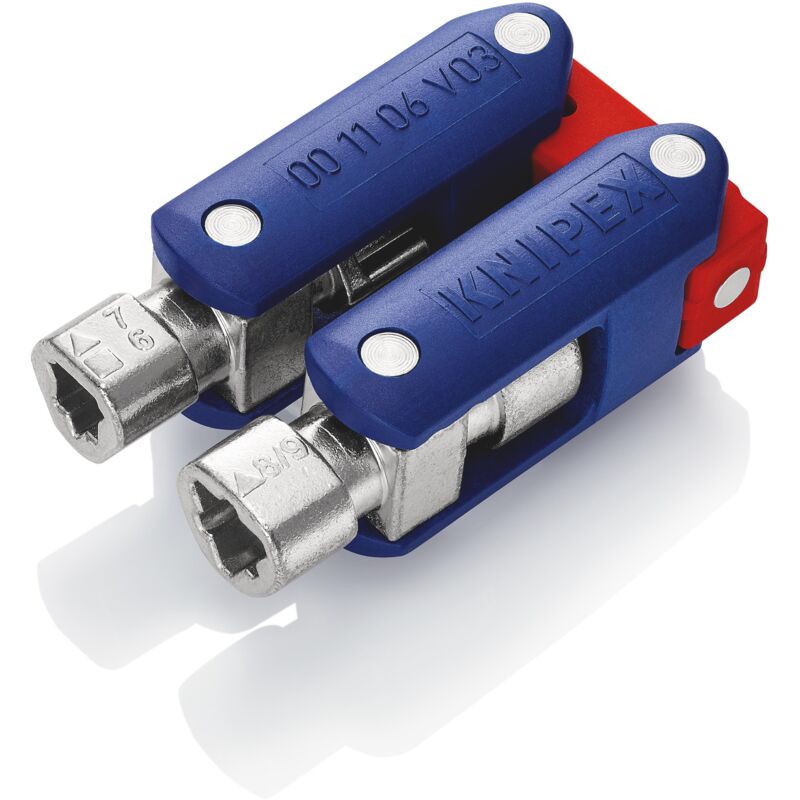 foto del prodotto 00 11 06 v03 chiave universale per quadri ed armadi elettrici doublejoint 62 mm confezione self service blister 