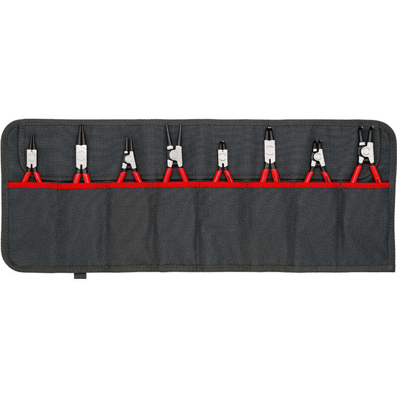 foto del prodotto 00 19 58 v01 kit pinze per anelli di sicurezza adatto per pinze per anelli anelli esterni ed interni 12 25 mm, knipex