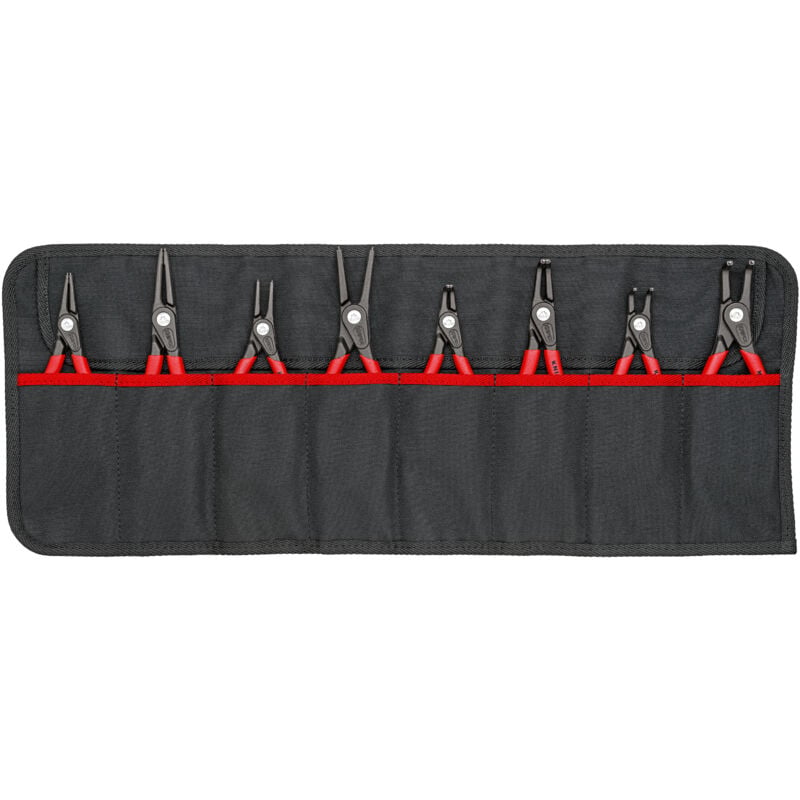 foto del prodotto 00 19 58 v02 kit pinze per anelli di sicurezza adatto per pinze per anelli anelli esterni ed interni 12 25 mm, knipex