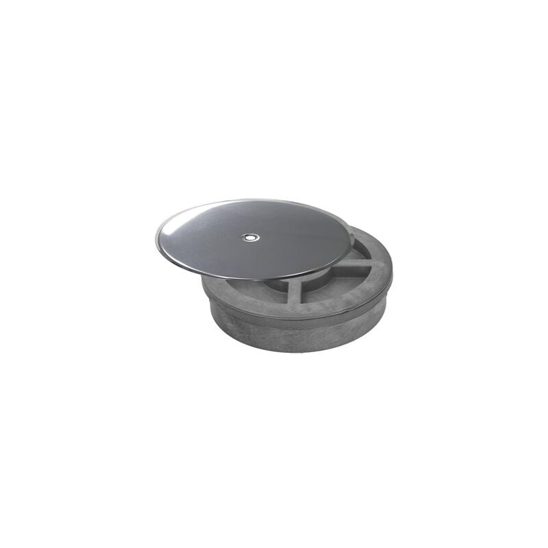 foto del prodotto 00000000 coperchio per sifone in pvc 110 mm, cromo abrisa