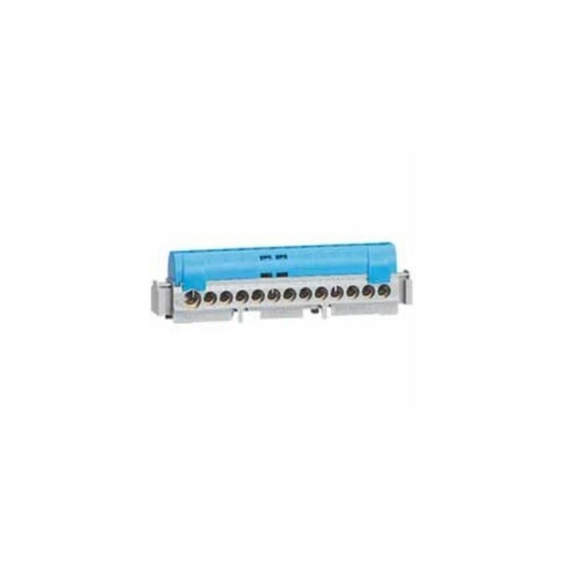 foto del prodotto 004842 morsetto neutro 8 uscite blu legrand