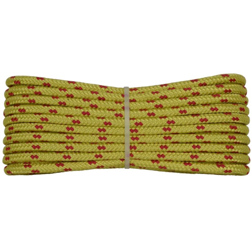foto del prodotto 006006169 treccia surf gialla, 6 mm 10 mt, corda intrecciata multiuso resistente ai raggi u.v. e all abrasione, per attivit all aperto, giardino,