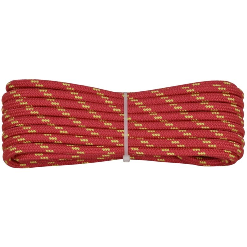 foto del prodotto 006006527 treccia corit rossa, 10 mm 10 mt, corda intrecciata multiuso resistente ai raggi u.v. e all abrasione, per attivit all aperto, giardino,