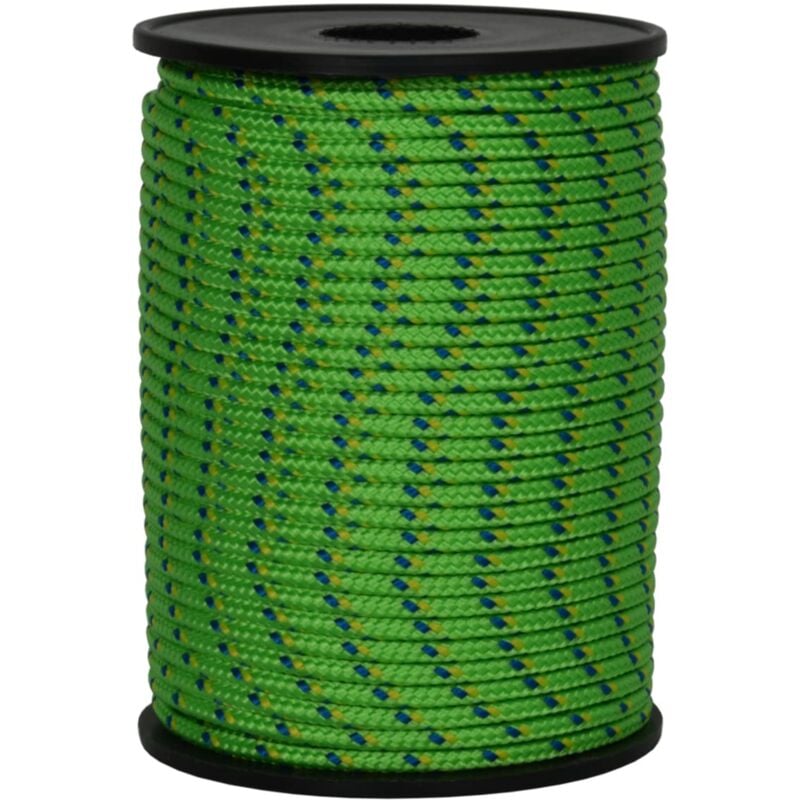 foto del prodotto 006038658 cordino colorato hobby fantasy, verde flu, 2 mm, 100 mt corderie italiane