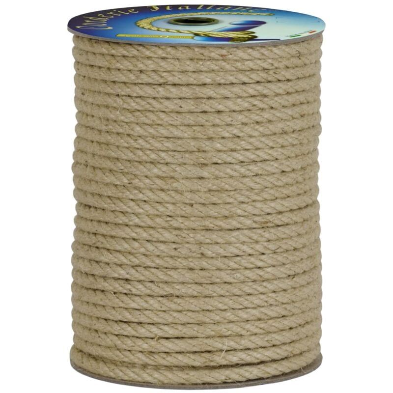 foto del prodotto 006043928 corda juta, 10 mm, 20 m corderie italiane