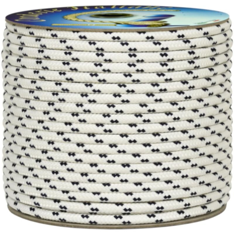 foto del prodotto 006091653 treccia mare cordino multiuso giardino e fai da te, stabilizzato ai raggi u.v. resistente a intemperie e agenti atmosferici, 3 mm, 50 mt,