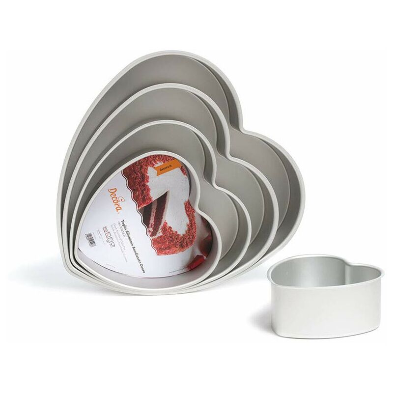 foto del prodotto 0062669 teglia professionale 20xh7,5cm cuore anodizzata decora