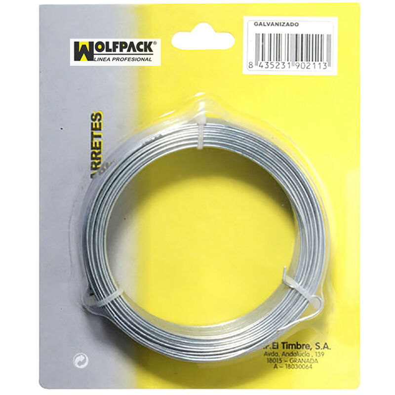 foto del prodotto 01010083 morsetto plastificato per fili e piante wolfpack