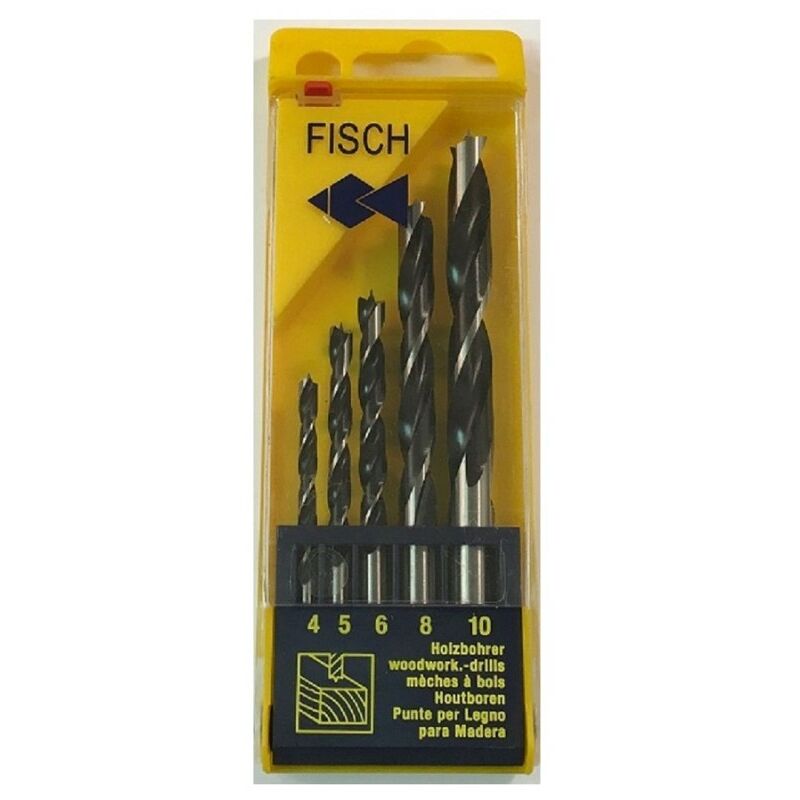 foto del prodotto 01200005ka coffret de 5 m ches bois d4, 5, 6, 8, 10 fisch