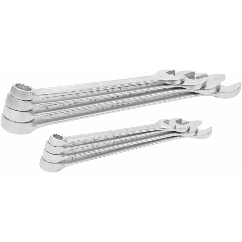 foto del prodotto 0185 9080 set di 8 chiavi combinate a forchetta anello, 8 22 mm matador