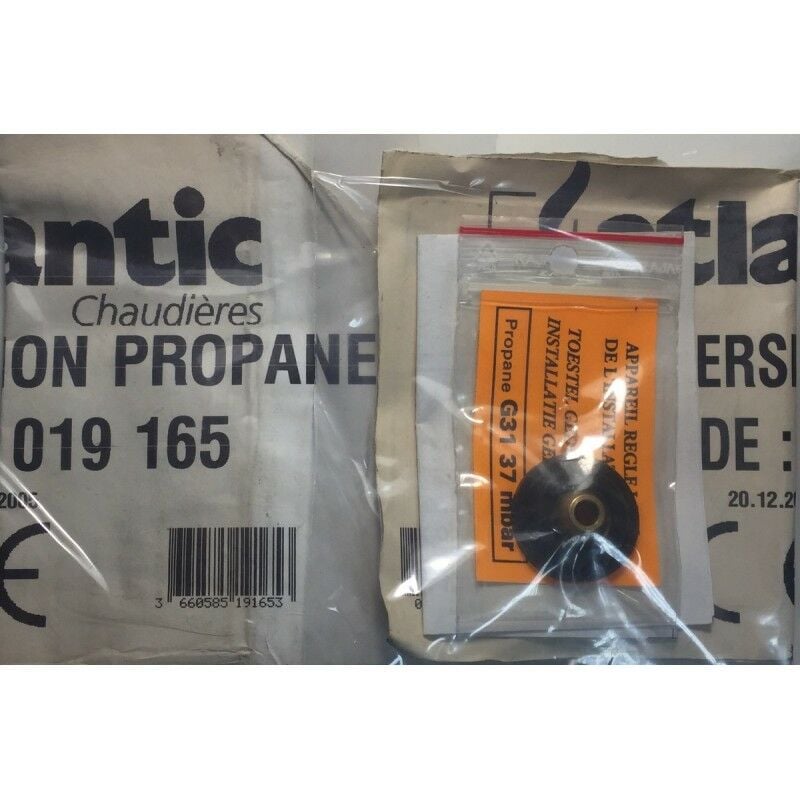 foto del prodotto 019165 kit conversion propane g31 37mbar atlantic