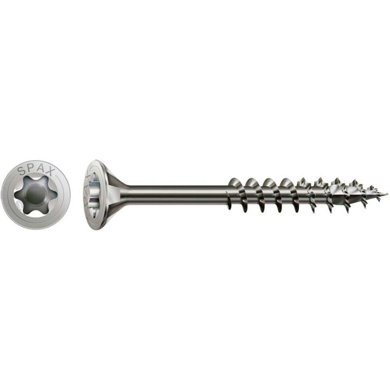 foto del prodotto 0197000600603 vite da legno 6 mm 60 mm t star plus acciaio inox a2 100 pz. spax