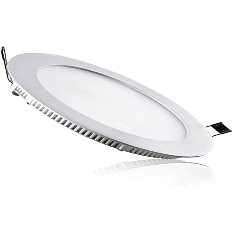 foto del prodotto 02 007 18 g400 downlight focus, led sottile, rotondo, 20 w, luce neutra, 4000 k, bianco cristalrecord