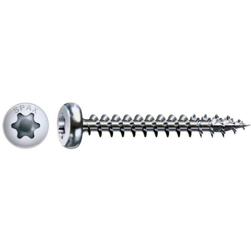 foto del prodotto 0201010500605 vite da legno 5 mm 60 mm t star plus acciaio wirox 200 pz. spax