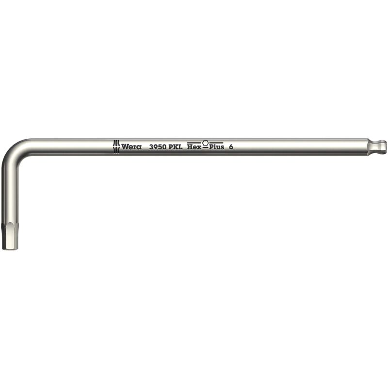 foto del prodotto 022706 brugola con punta a sfera in acciaio inox, 6 mm wera