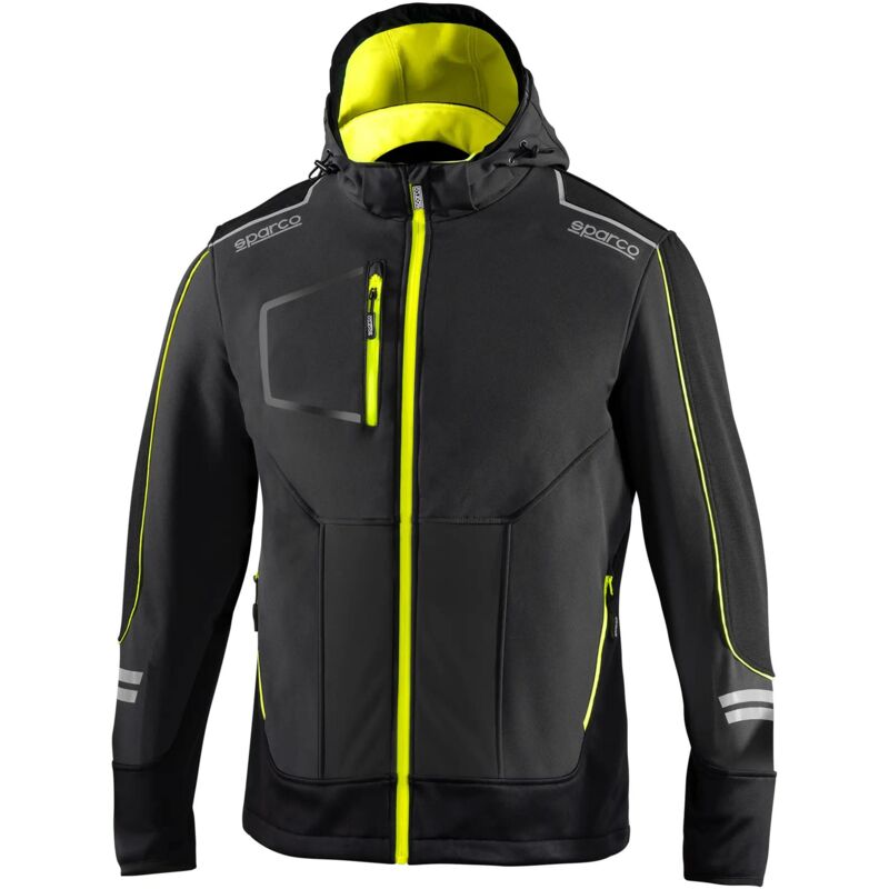 foto del prodotto 02412gsgf3 giacca da lavoro soft shell york grigio giallo xxl sparco