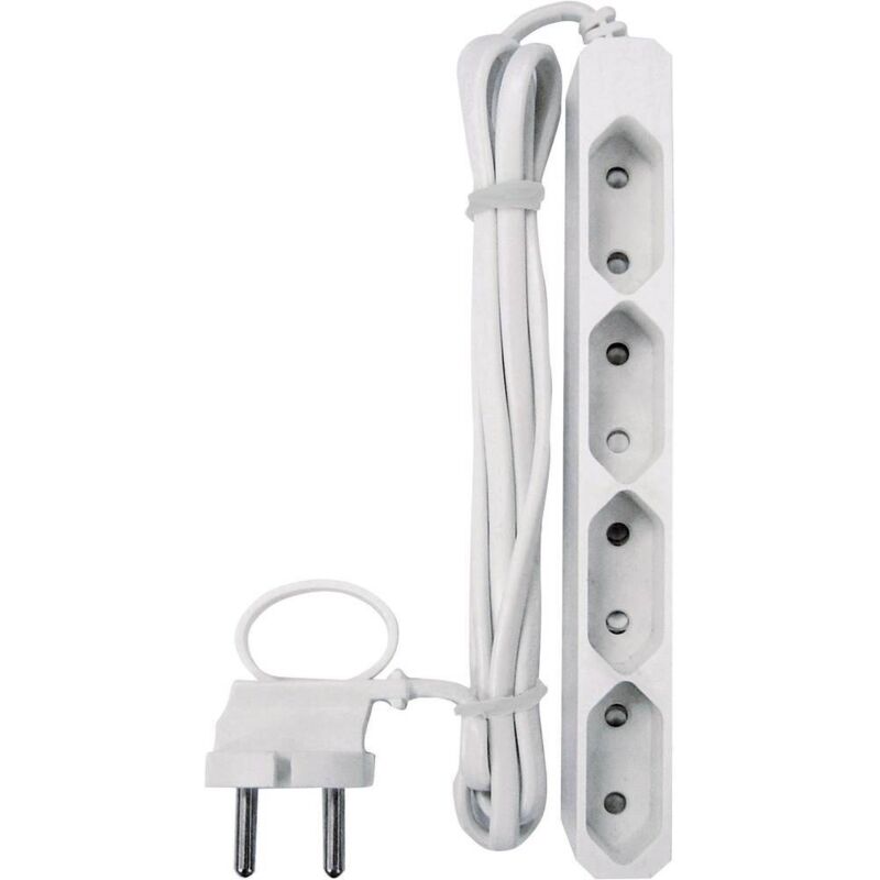 foto del prodotto 0257 multipresa 4 vie bianco spina euro 1 pz. gao