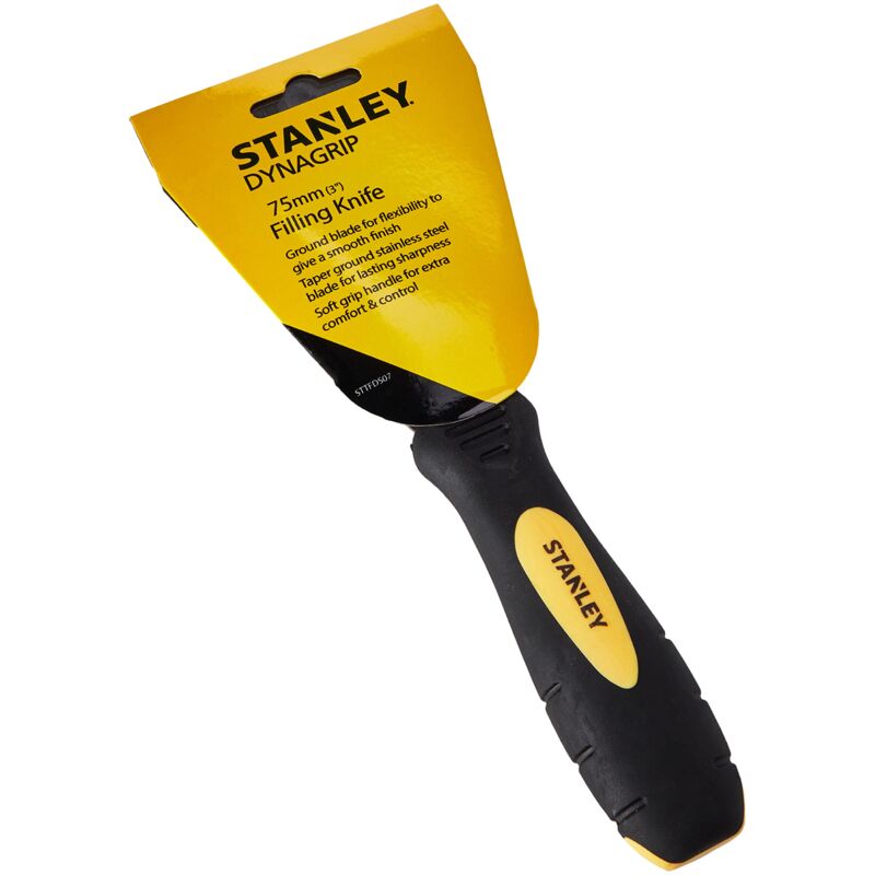 foto del prodotto 028656 spatola rigida 75 mm con impugnatura ergonomica stanley