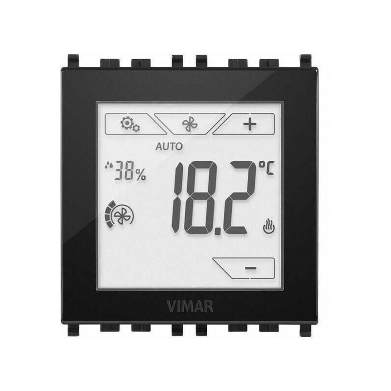 foto del prodotto 02951 termostato touch domotico 2m nero vimar