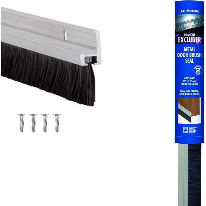 foto del prodotto 02sr0190914a striscia paraspifferi per porta, in alluminio, 914 mm 36 lungo stormguard