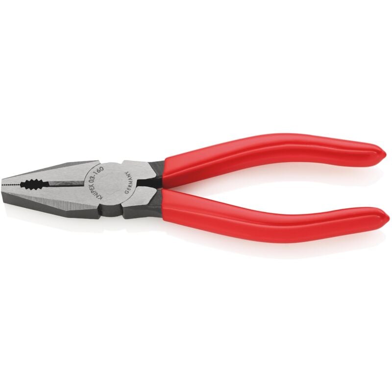 foto del prodotto 03 01 160 ean pinza universale rivestiti in resina sintetica bonderizzata nera 160 mm