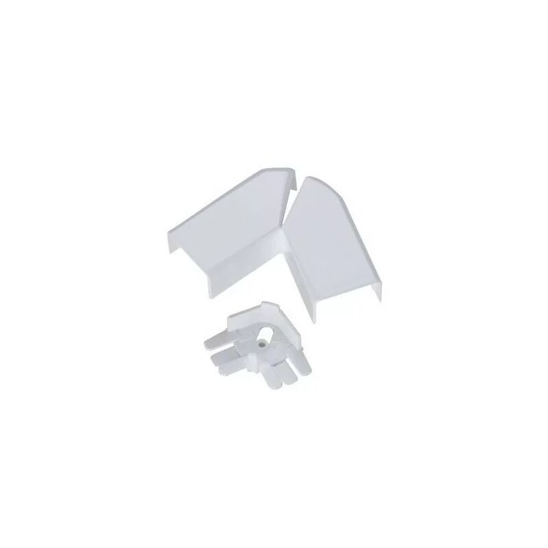foto del prodotto 030283 - angolo piatto variabile - per cornice dlplus 40x20 - bianco - legrand