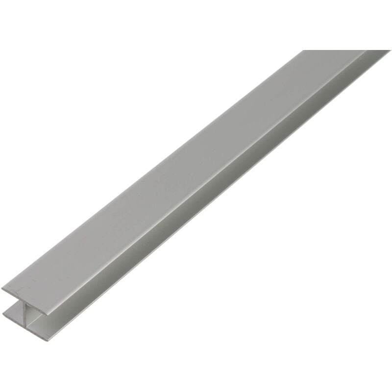 foto del prodotto 030548 profilo ad h autobloccante alluminio, anodizzato argento 1000 x 12,9 x 22 mm alberts