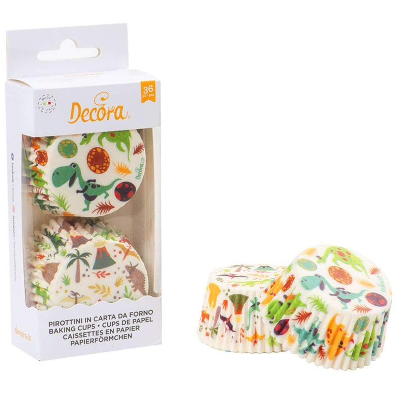 foto del prodotto 0339830 cf 36 pirottini 50 x 32 mm dinosauro decora