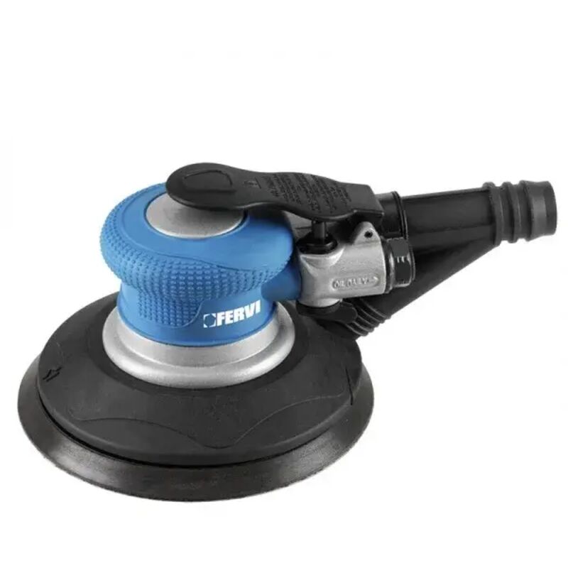 foto del prodotto 0421 levigatrice rotorbitale pneumatica 150 mm - fervi